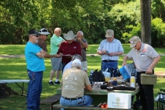 Lots of help to setup the equipment.