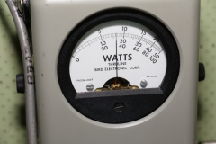 Bird wattmeter showing forward power.